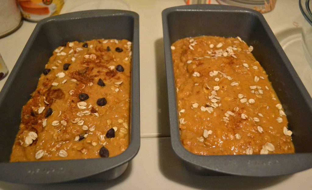 This pumpkin oatmeal bread (lightened up with oatmeal and whole wheat flour) is delicious and easy to make!