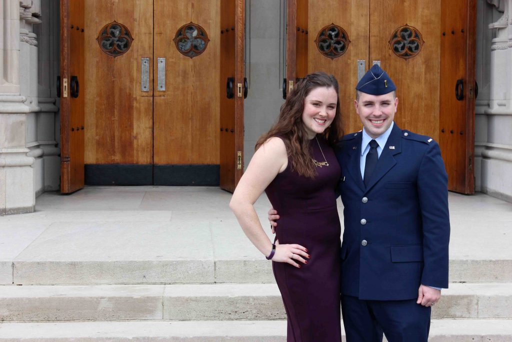 Logan graduated law school and commissioned into the Air Force!