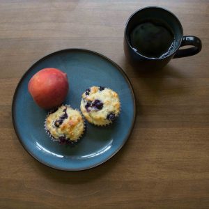 These bluebery yogurt muffins will keep you full all morning long!