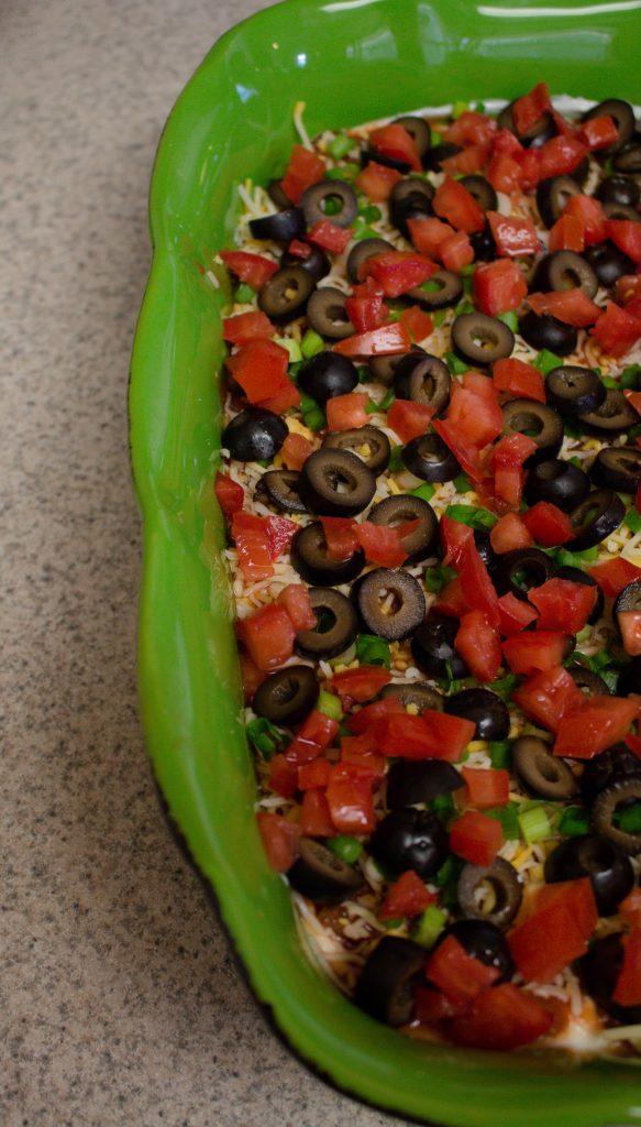 Mexican Seven Layer Dip is always a crowd pleaser and super easy to make!! 