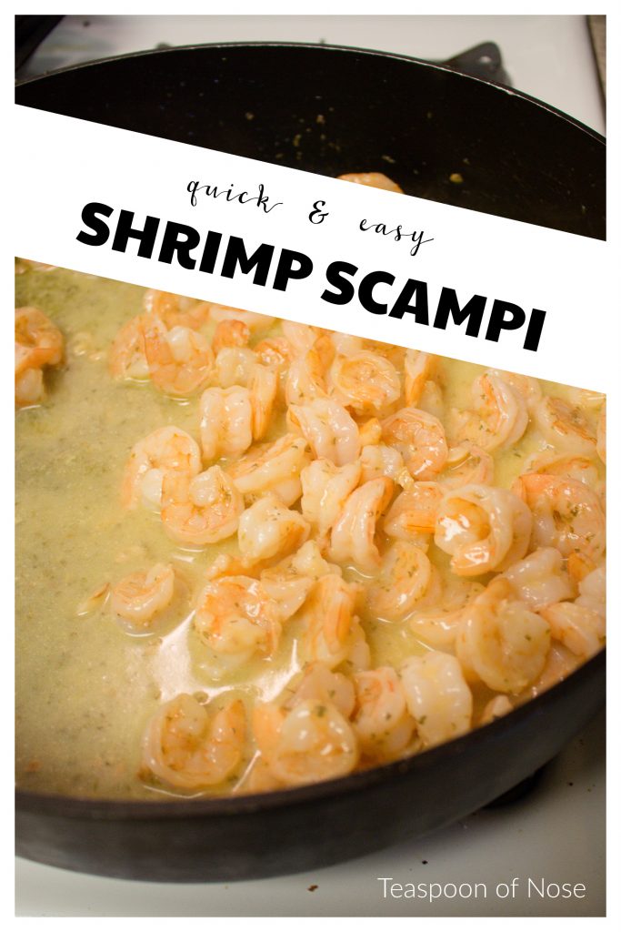 This shrimp scampi is so much easier than I realized to make! And completely delicious. I'm hooked.