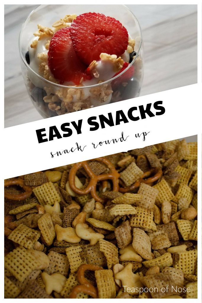 Everyone need a mid afternoon pick me up! Try these easy snack ideas for effortless after school options. | Teaspoon of Nose