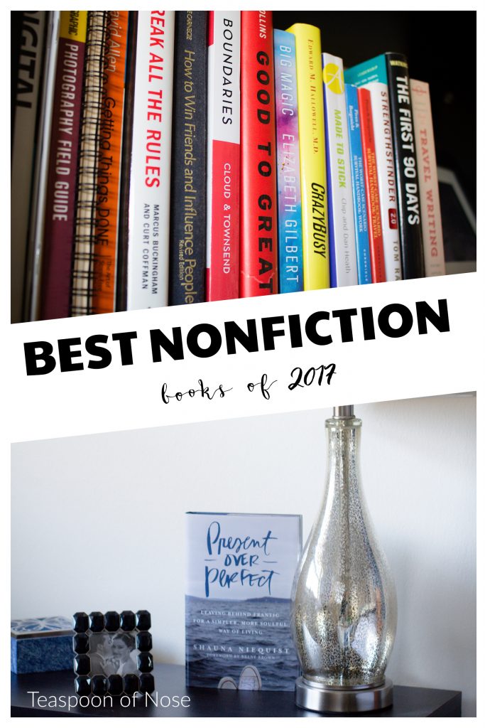 The best books of 2017? Here's my nonfiction favorites! | Teaspoon of Nose