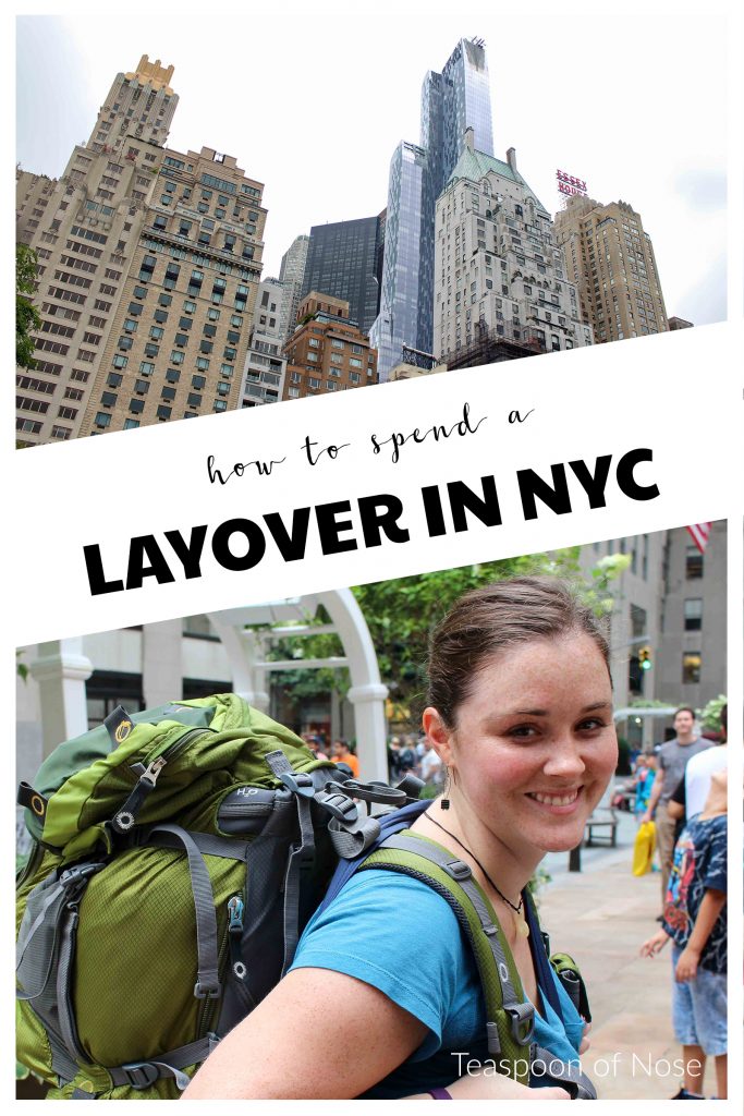 Don't waste a long layover! Here's how to spend 12 hours in NYC! | Teaspoon of Nose  