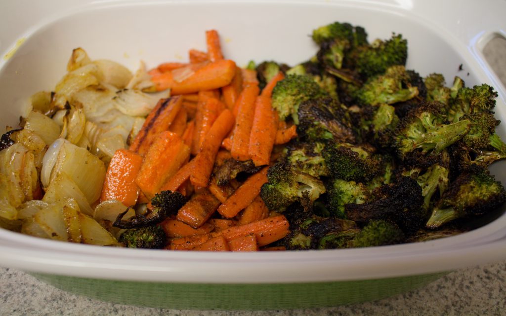 These roasted vegetables have become a weeknight staple for us. It's our favorite way to eat vegetables! | Teaspoon of Nose