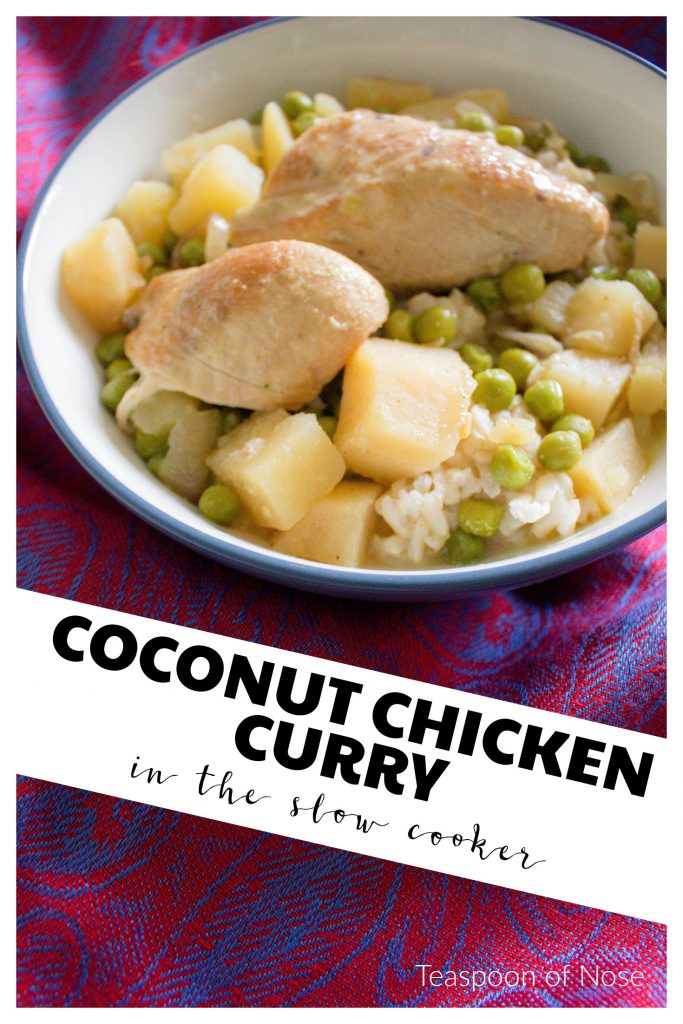 Super easy, super delicious coconut curry in the slow cooker! | Teaspoon of Nose