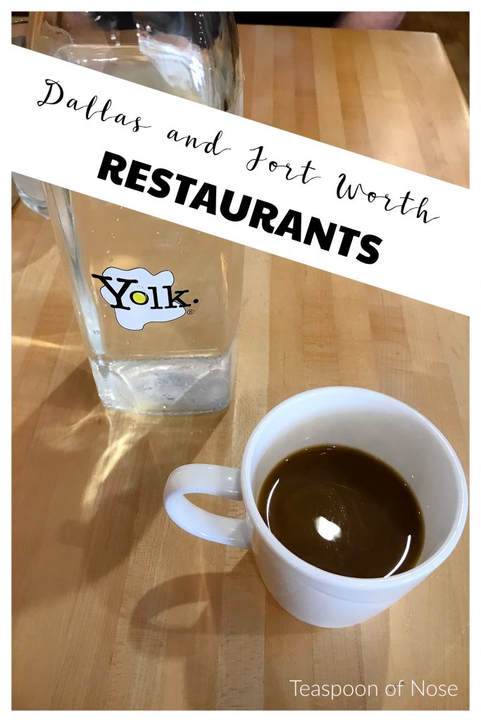 Fort Worth and Dallas have awesome restaurants! Here's a few food finds you don't want to miss! | Teaspoon of Nose