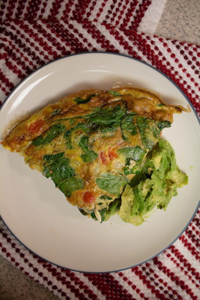 This quick and easy frittata is an effortless breakfast (or dinner!) option that's sure to impress with minimal effort on your part! | Teaspoon of Nose