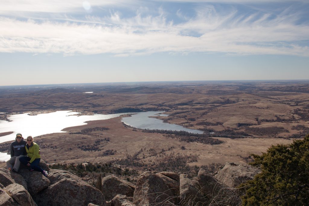 Oklahoma DOES have a mountain! Mt. Scott is in the heart of the Wichita Mountains Wildlife Refuge, and the views are beautiful! | Teaspoon of Nose