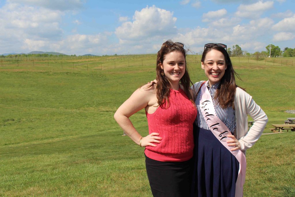Celebrating Laura's bachelorette weekend with a Virginia winery weekend! | Teaspoon of Nose