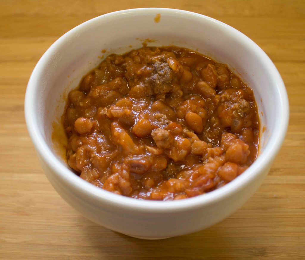 Hearty, filling, and easy: baked bean casserole! | Teaspoon of Nose