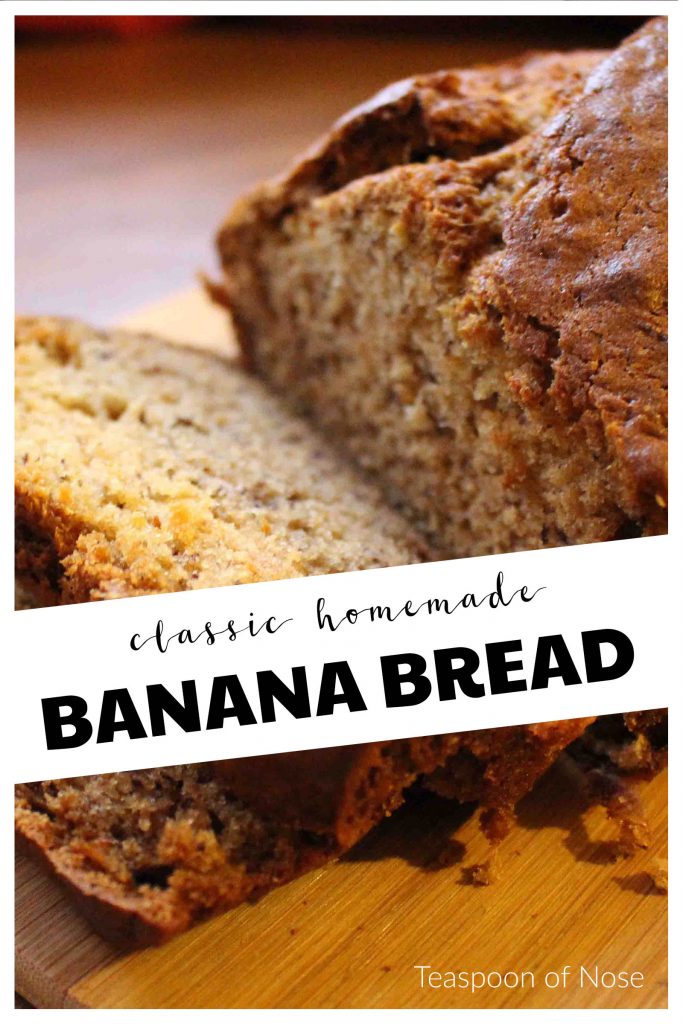 Is there anything better than classic banana bread?? This recipe has been handed down for generations in my family and I am in LOVE with this stuff. | Teaspoon of Nose