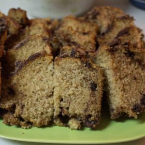 Cinnamon Chocolate Chip Bread is a decadent way to eat dessert for breakfast!  | Teaspoon of Nose