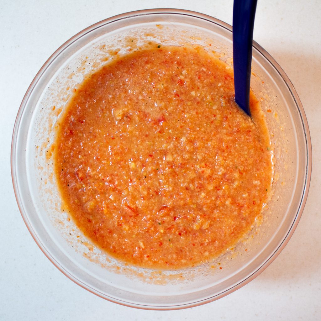This cold tomato gazpacho is the perfect addition to any summer meal! | Teaspoon of Nose