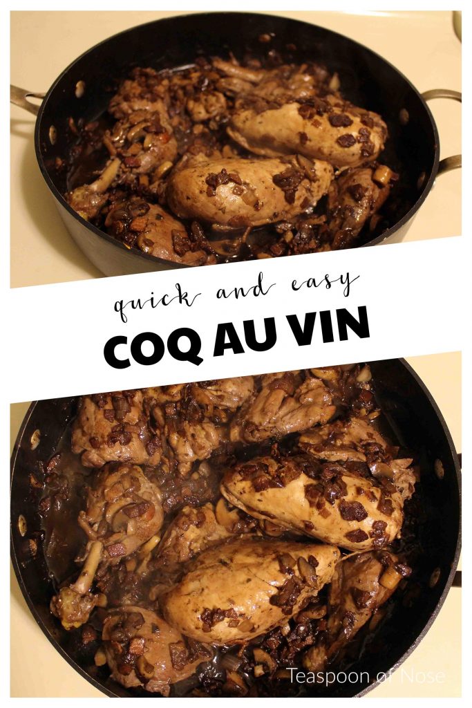 Coq au vin is a fancy French dish that's surprisingly easy to put together! | Teaspoon of Nose
