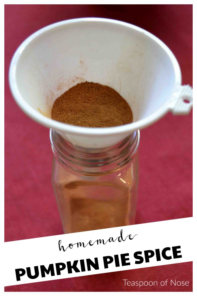 Making your own pumpkin spice is super easy! | Teaspoon of Nose
