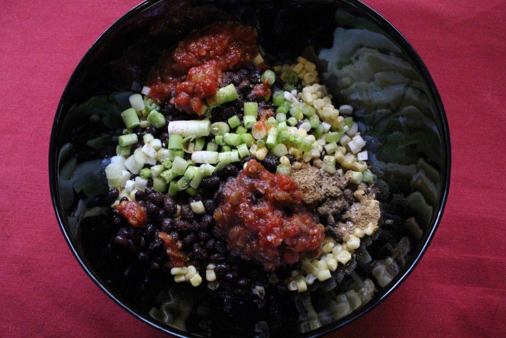 Southwestern salsa makes a great side dish to take to a cookout or picnic! | Teaspoon of Nose