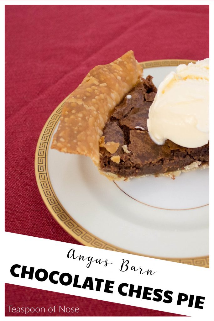 Chocolate Chess Pie is rich, decadent, and perfect for the holidays!  | Teaspoon of Nose