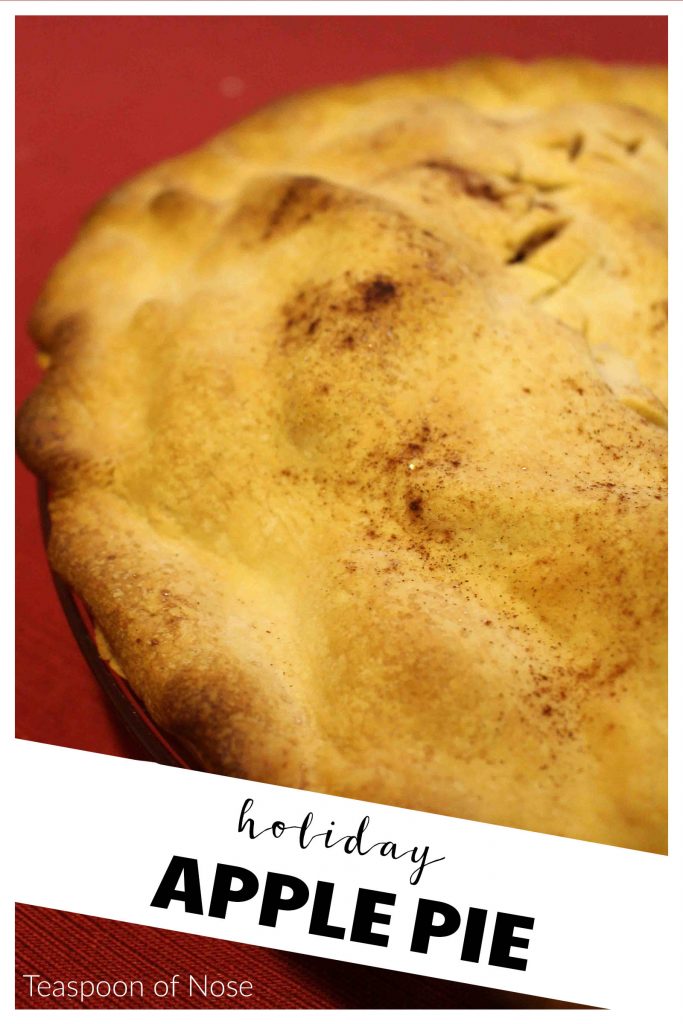 Nothing says the holidays like classic apple pie! | Teaspoon of Nose
