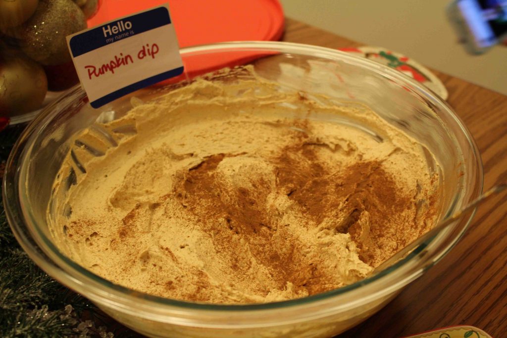 Pumpkin dip make a great dessert for parties!  | Teaspoon of Nose