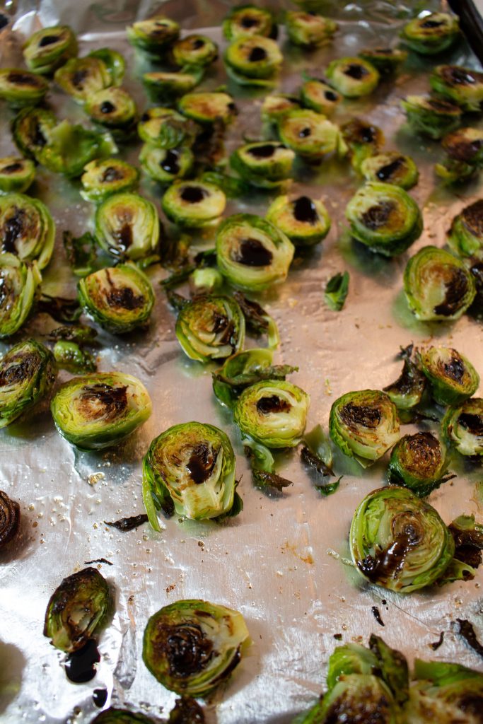 These balsamic brussels sprouts are the best way you've ever had brussels sprouts, I guarantee it! | Teaspoon of Nose