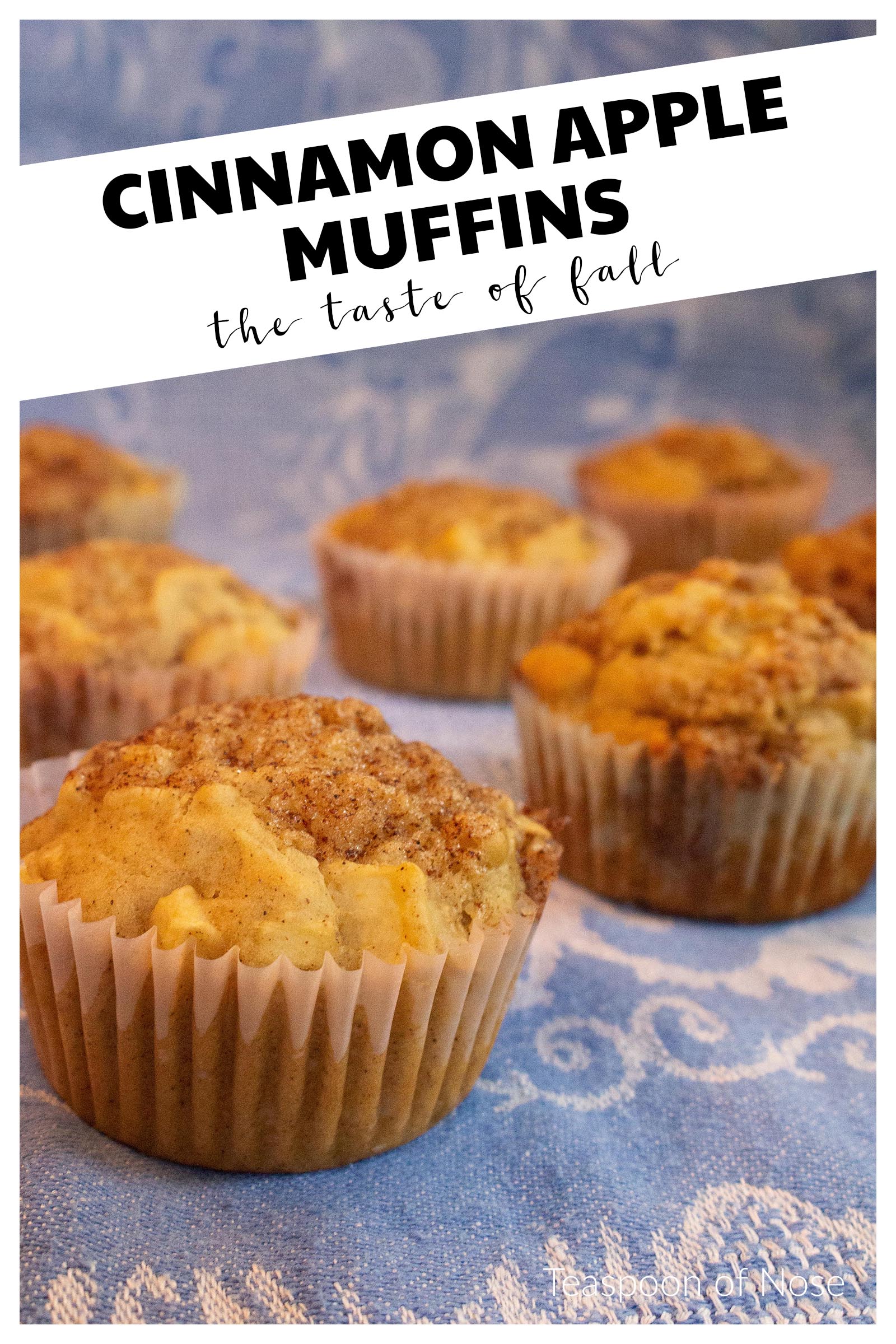These cinnamon apple muffins make a great breakfast treat and are perfect for your next fall gathering!