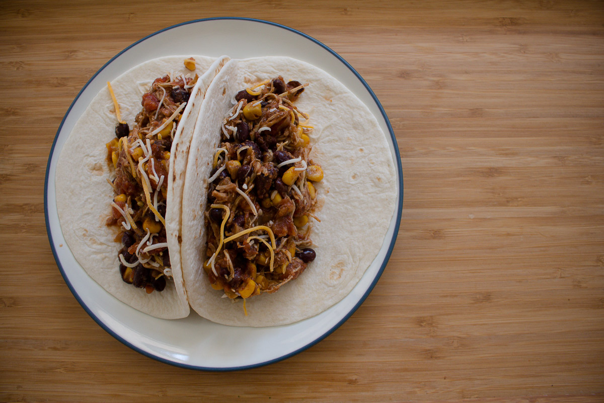 Can dinner get easier than crockpot chicken tacos?