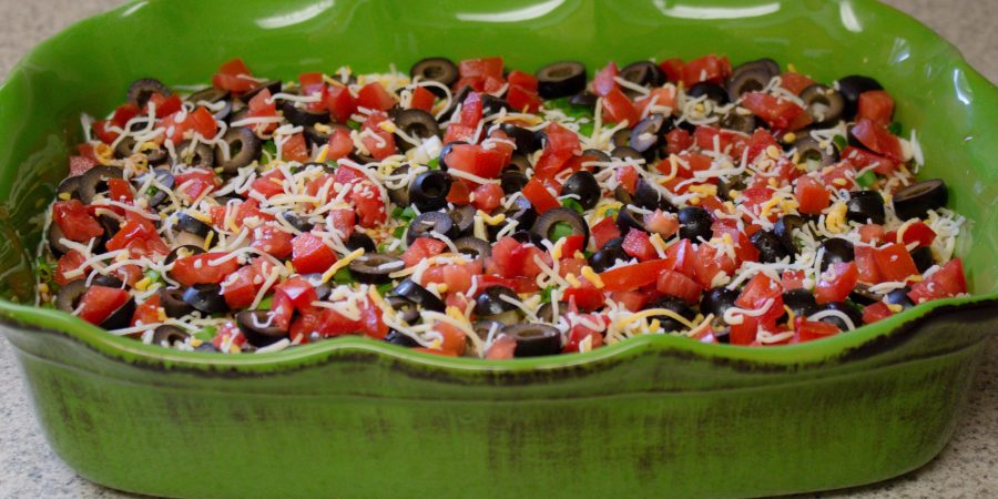 Mexican Seven Layer Dip is always a crowd pleaser and super easy to make!!