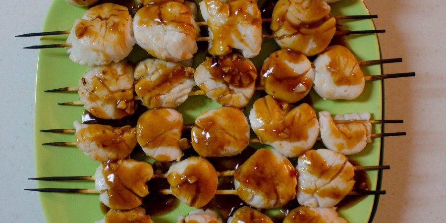 Grilled sweet & sour scallops are the perfect summer meal, and are fancy enough to impress any guest!