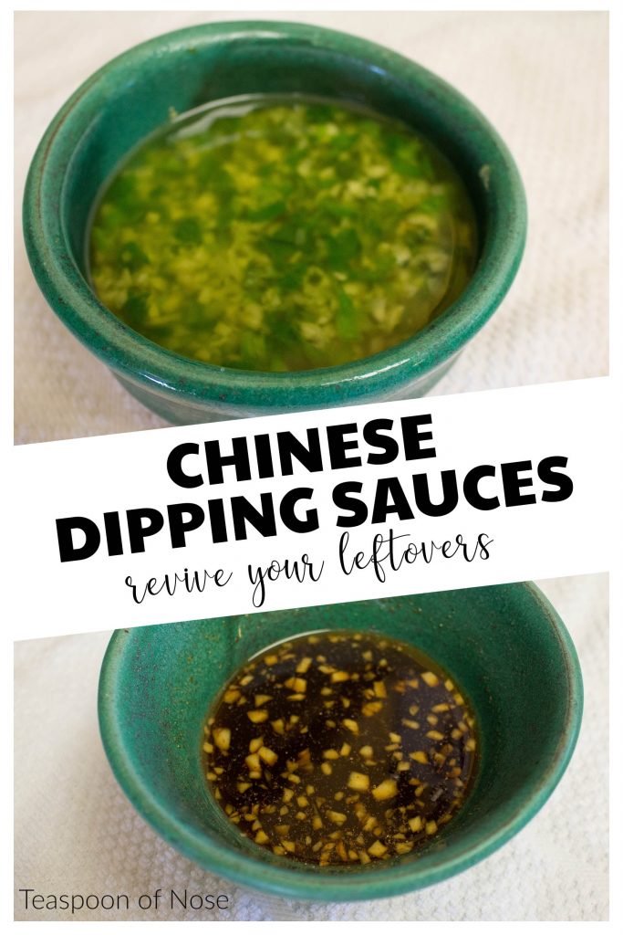 If you're looking for the perfect compliment to your meal, try these two Chinese dipping sauces! Dumpling dipping sauce and ginger scallion dipping sauce are exactly what you need to fix dried out leftovers! 