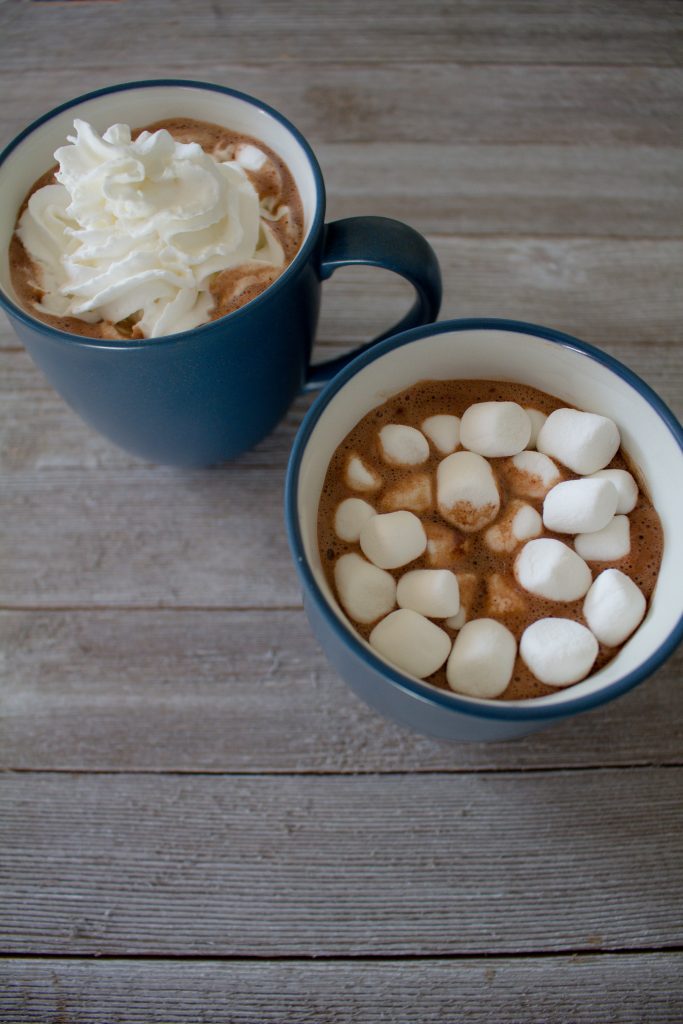 Homemade hot chocolate is just as easy as the bagged mix! And you already have the ingredients in your kitchen.