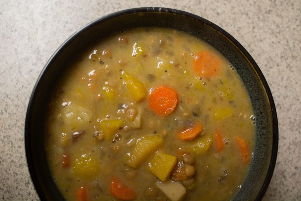 Lentil Vegetable Stew is what fitness dreams are made of! It's hearty and fillin, and just so happens to be super healthy!