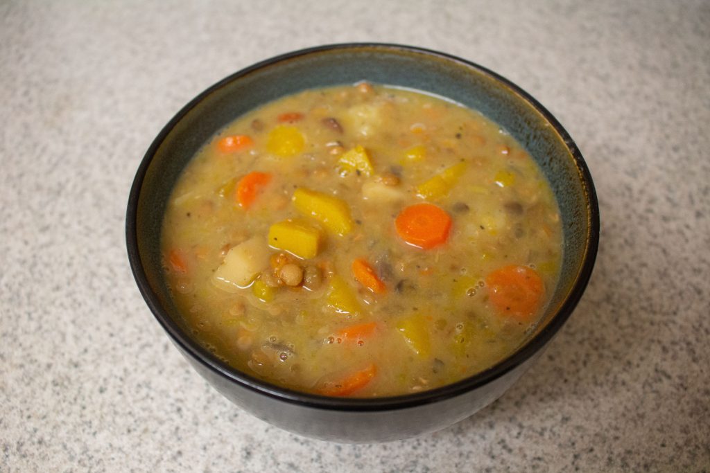 Lentil Vegetable Stew is what fitness dreams are made of! It's hearty and fillin, and just so happens to be super healthy!