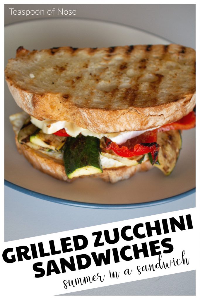 These grilled zucchini sandwiches give you the taste of summer in every bite and are a great vegetarian-friendly lunch option!