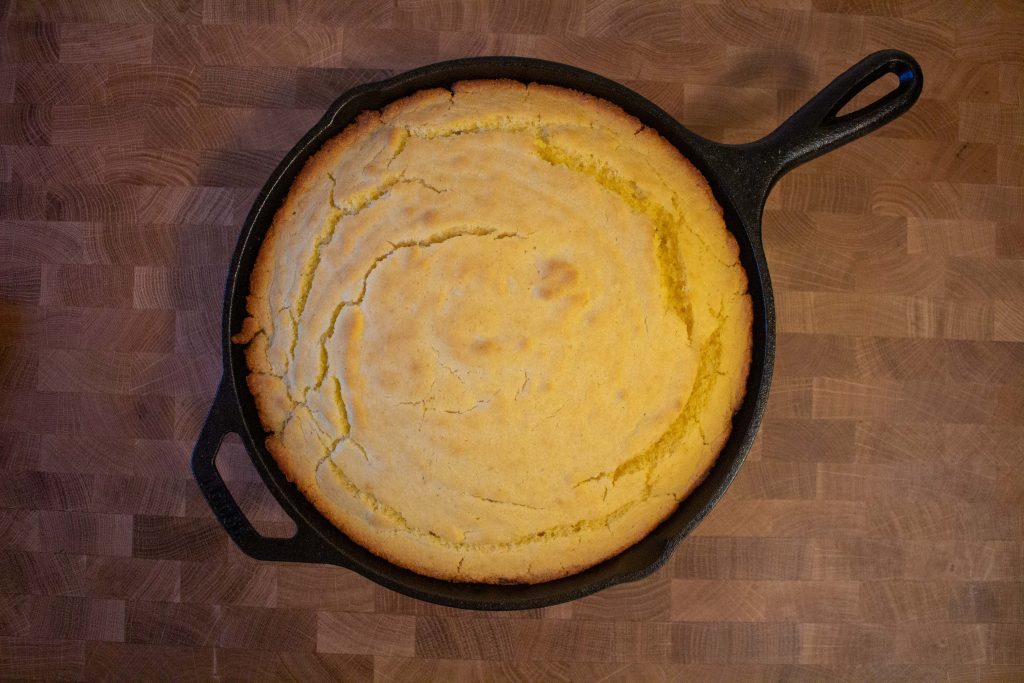 Skillet cornbread couldn't be simpler to make and is perfect for your Thanksgiving dinner!