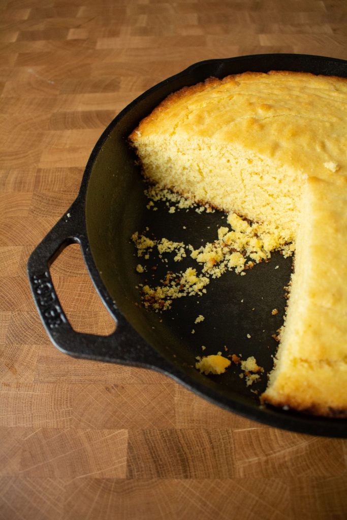 Skillet cornbread couldn't be simpler to make and is perfect for your Thanksgiving dinner!