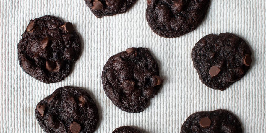 These soft-baked dark chocolate cookies are the best dessert you didn't know you were missing!