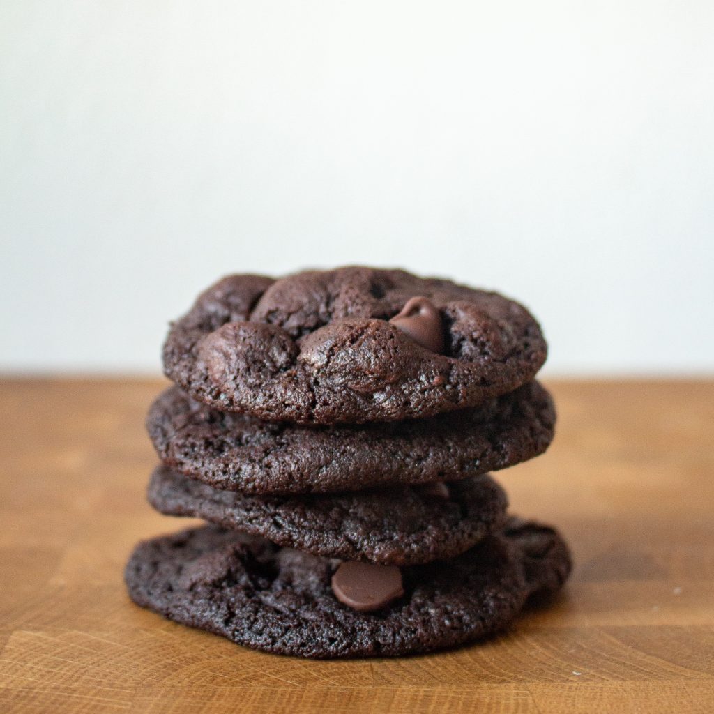 These soft-baked dark chocolate cookies are the best dessert you didn't know you were missing!