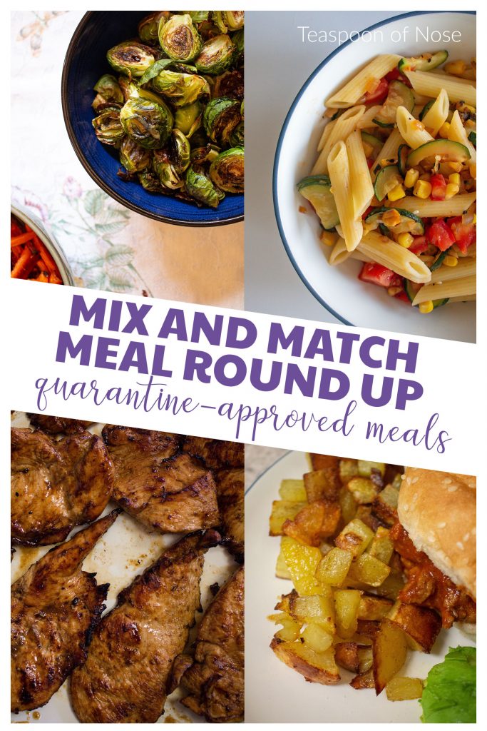 These recipes are perfect to flex for whatever the grocery store has in stock! Read on for a mix and match meal roundup. 
