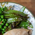 Ginger snow peas are the perfect quick side dish to any meal! Throw them together in 15 minutes for an effortless side dish..