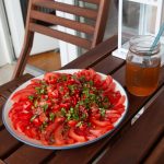 Tomato salad comes together in five minutes and will be your next no-cook summer staple!