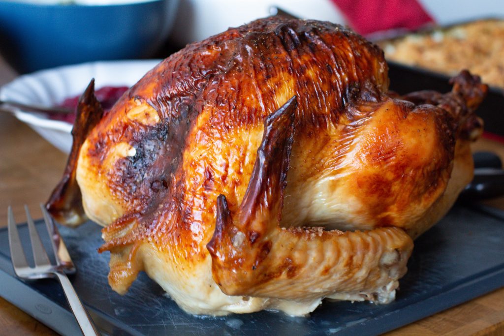 Hosting the big day? This is the quickest way to delicious Thanksgiving turkey! Both easy brining and roasting instructions!