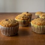 These are a lightened-up on the classic: banana chocolate chip muffins make a fantastic breakfast or snack! | Teaspoon of Nose