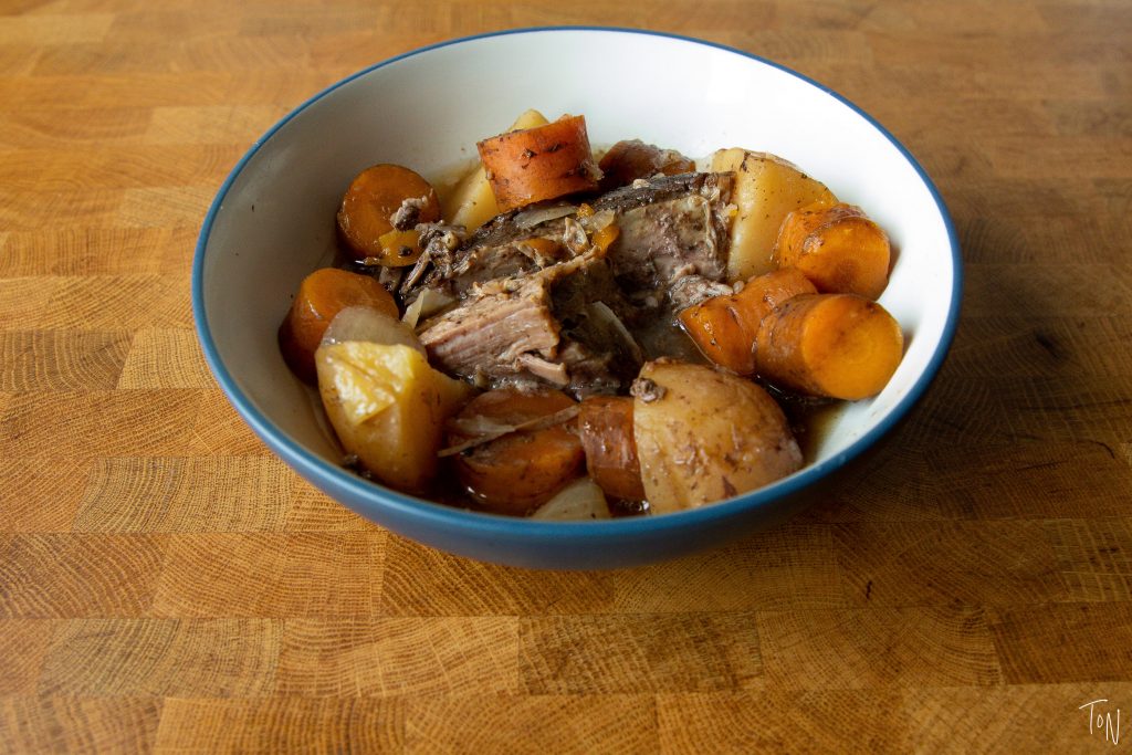 With everything in one bowl and almost no prep, slow cooker pot roast is the ultimate weeknight dinner option this fall!