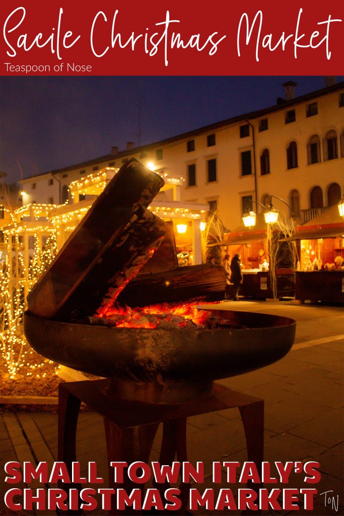 The Sacile Christmas market is everything you want in a small town Italian market!